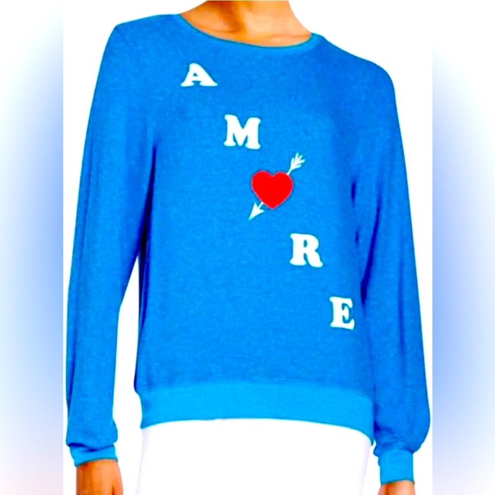 Wildfox Amore Oversize Sweatshirt